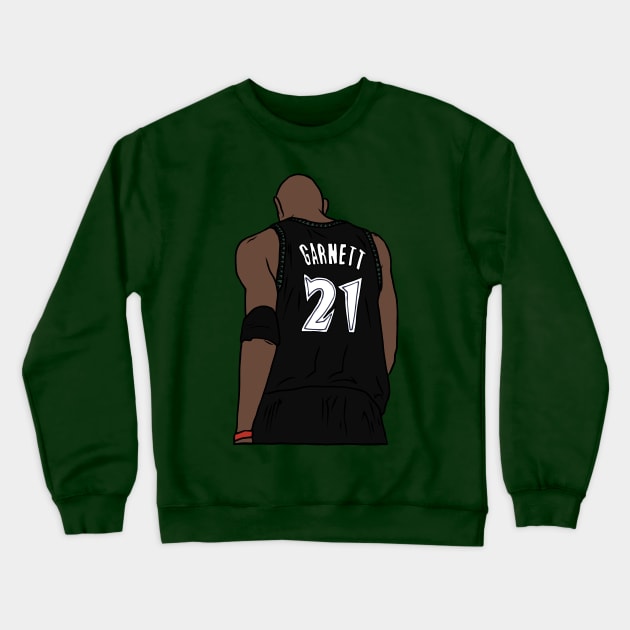 Kevin Garnett Back-To Crewneck Sweatshirt by rattraptees